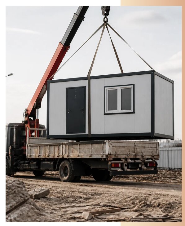 Аренда бытовок с доставкой в Новокубанске по цене от 7279 р. | БытовкаПрофи-Нкб